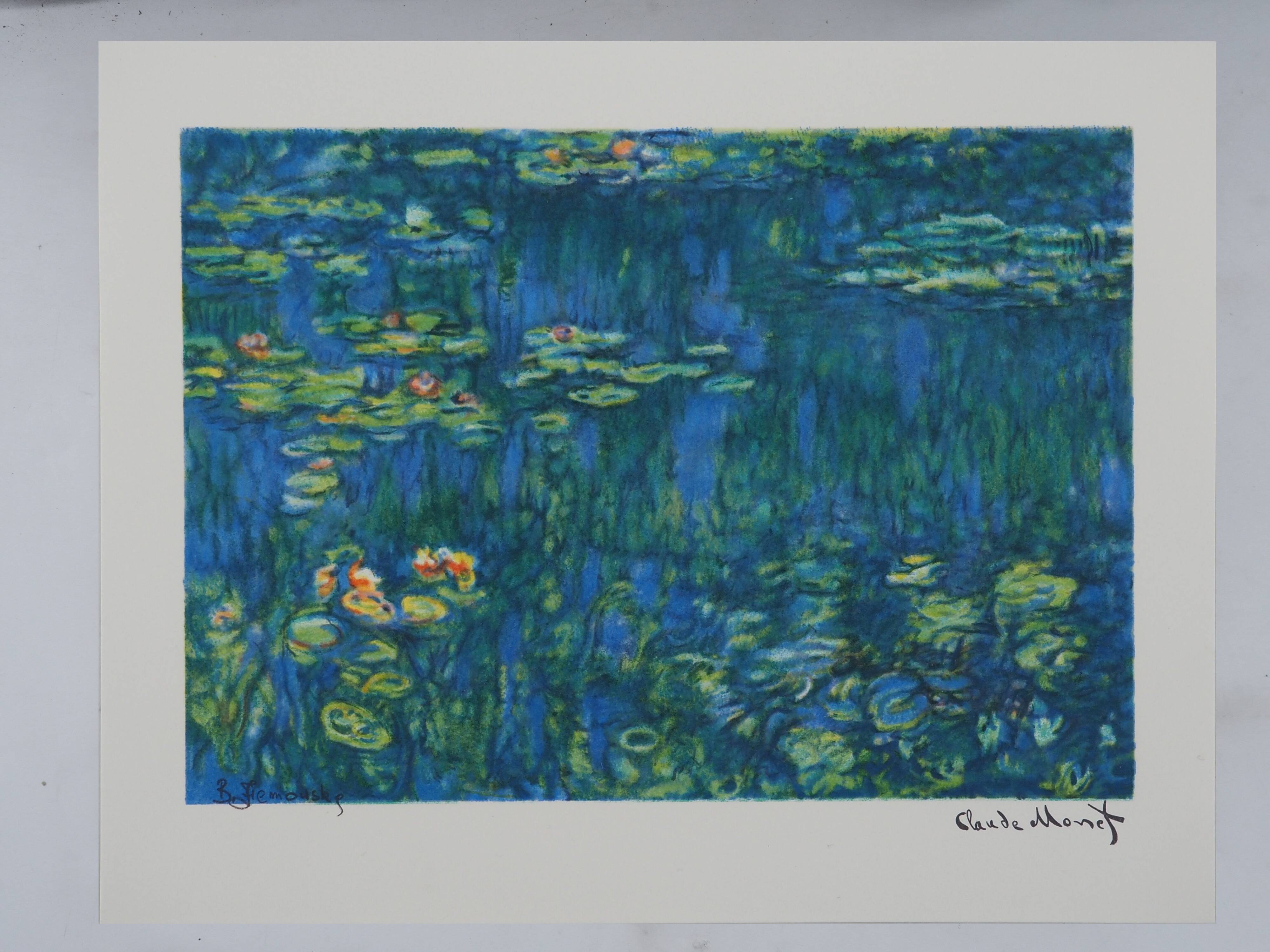 Claude Monet: Water Lilies, signed lithograph