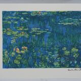 Claude Monet: Water Lilies, signed lithograph