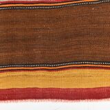 4x7 Handmade Red Anatolian Vintage Rug, 135x219Cm