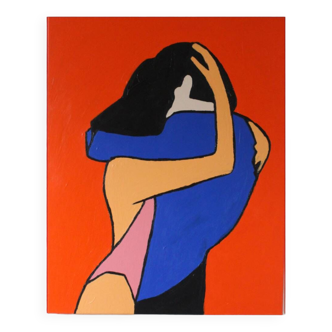 Original figurative painting "Only you" by Bodasca