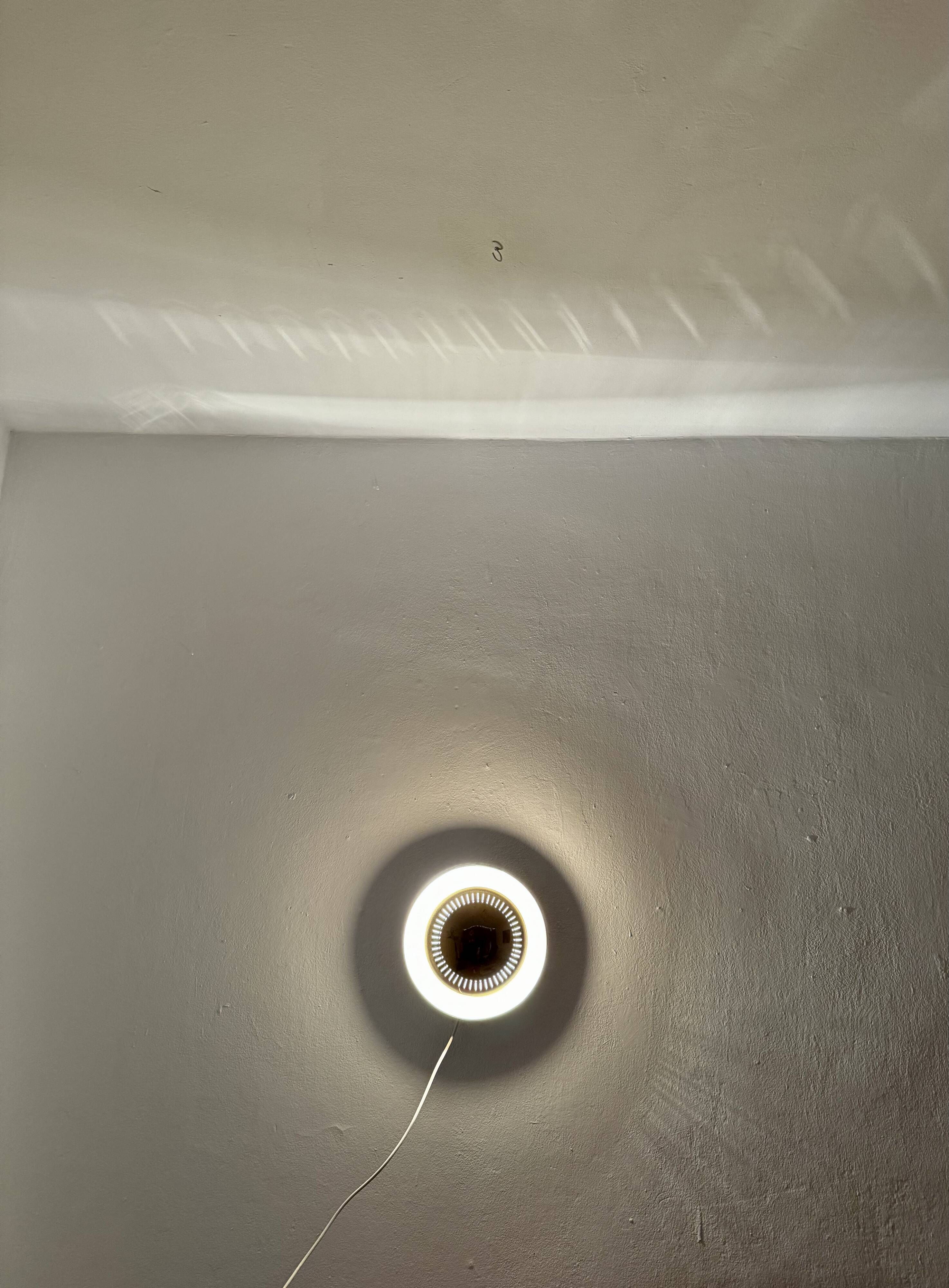 Italian Brass Wall or Flush Lamp
