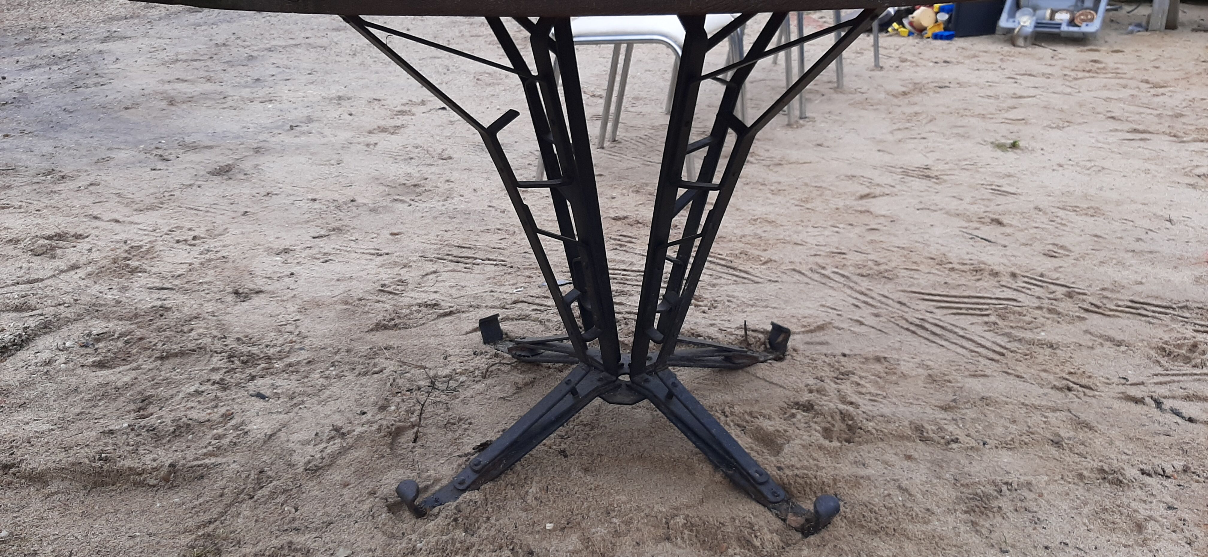 table bois et fer