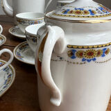 Ancien service à café en porcelaine de Limoges – années 1920