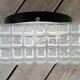 Square glass wall lamp