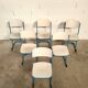 20 Chaises d'école bleues du designer Karl Northheler