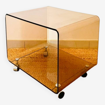 Magnificent Roche Bobois Plexiglass coffee table or end table