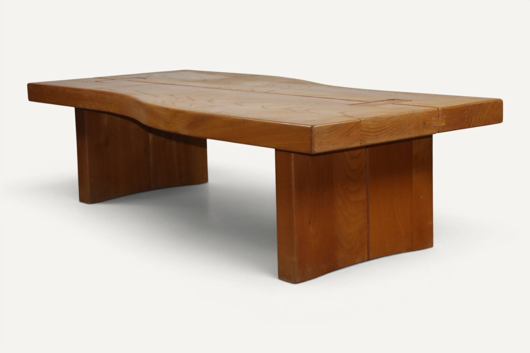 Regain coffee table in solid elm - 1970s