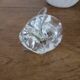 Small crystal rabbit candle holder
