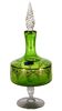Italian green carafe Artistiche crystalware