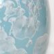 Turquoise blue porcelain vase