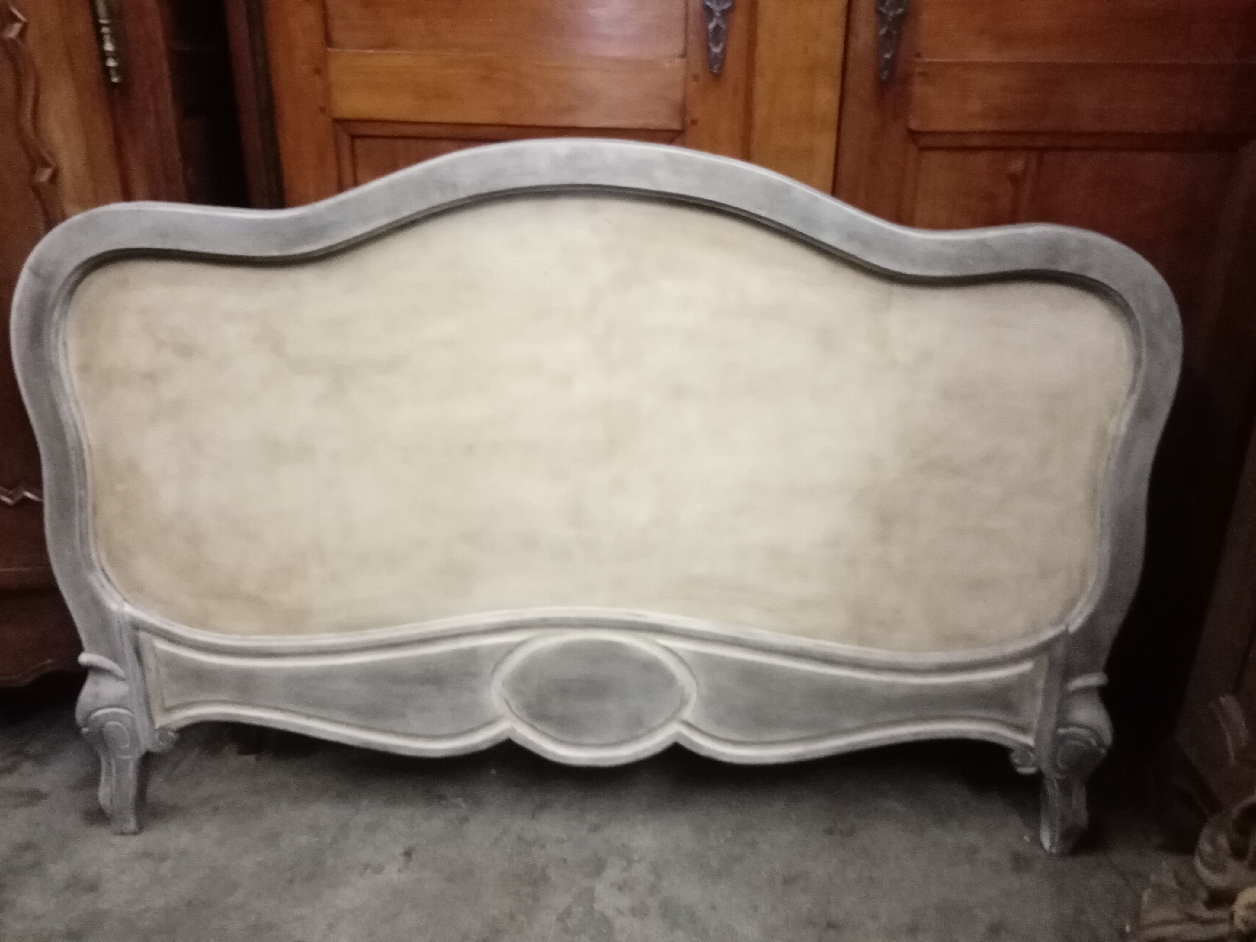 Old patina headboard