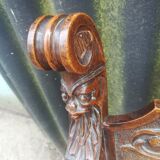 Dagobert walnut armchair