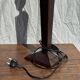 Vintage wooden designer lamp base H43