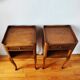 Pair of Louis VX style bedside tables