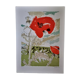 Lithograph by Francis Tailleux, Poppy, 1970s