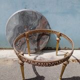 Brass coffee table