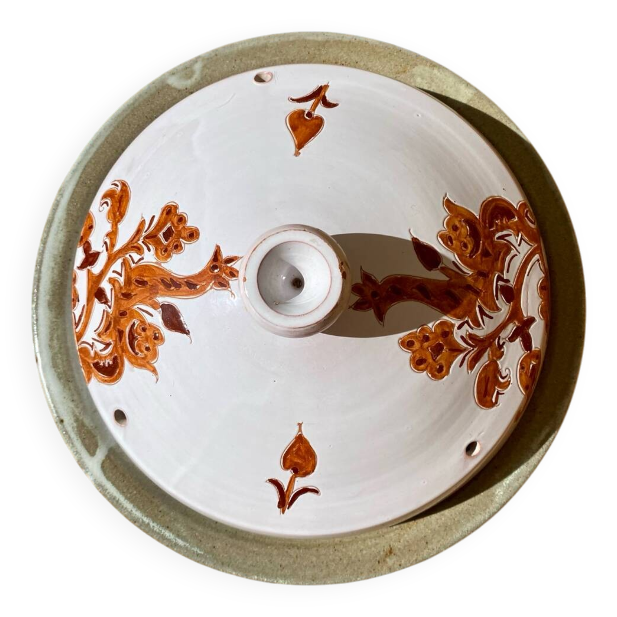 Handmade ceramic cheese bell