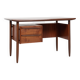 Midcentury Danish desk in teak 1960s - with 2 drawers