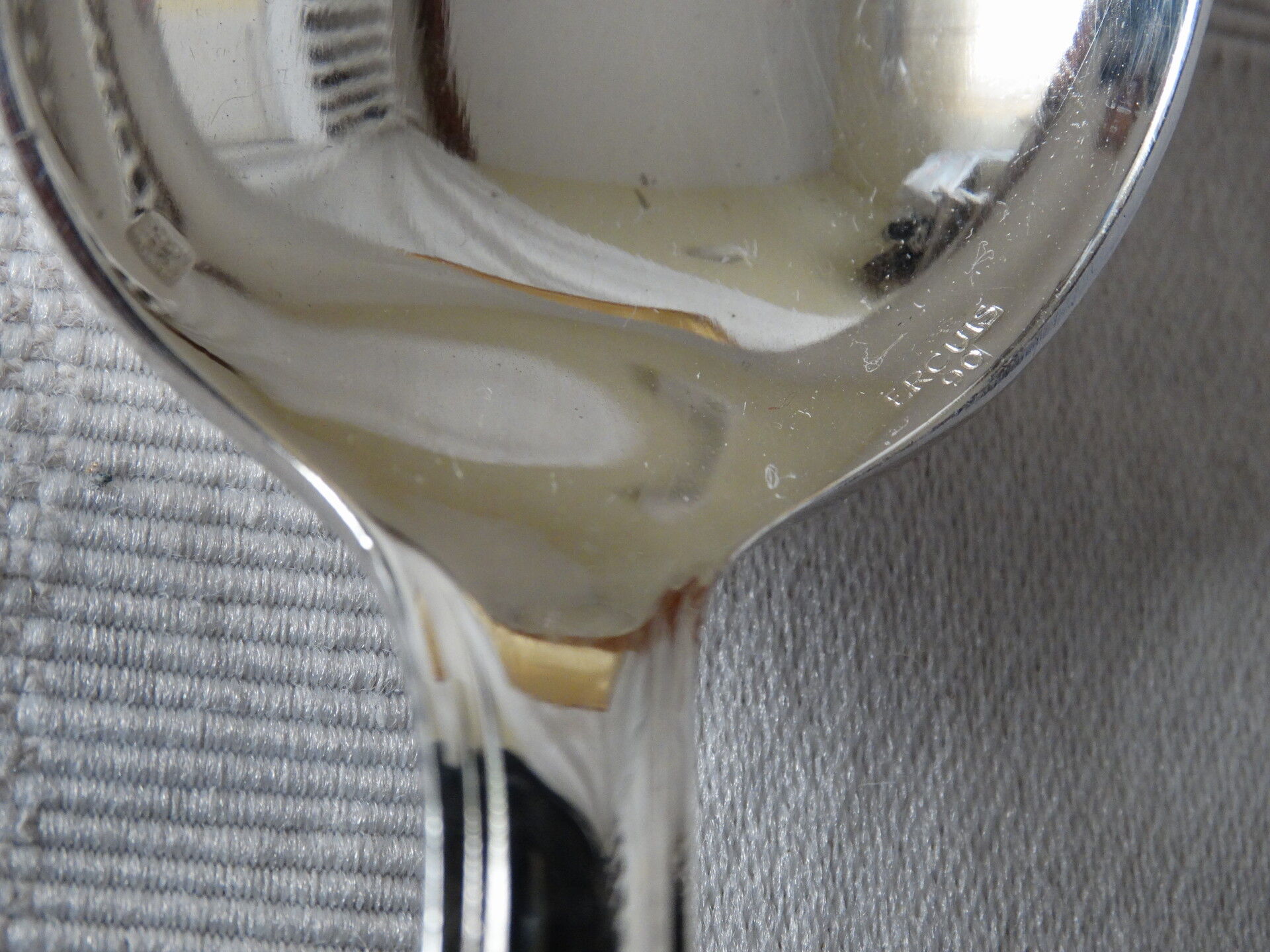 Cutlery set Ercuis model carthage in silver metal 73 pieces - art deco