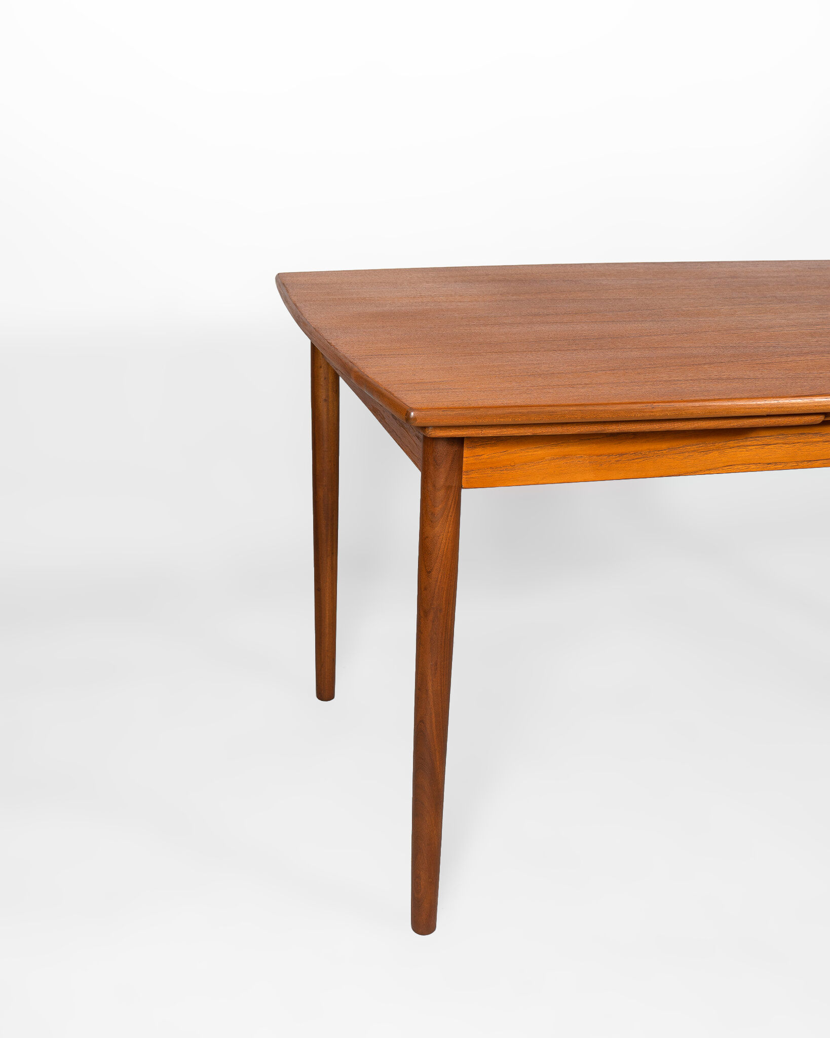 Mid Century Scandinavian Extendable Dining Table made of teak, Denmark, circa 1970