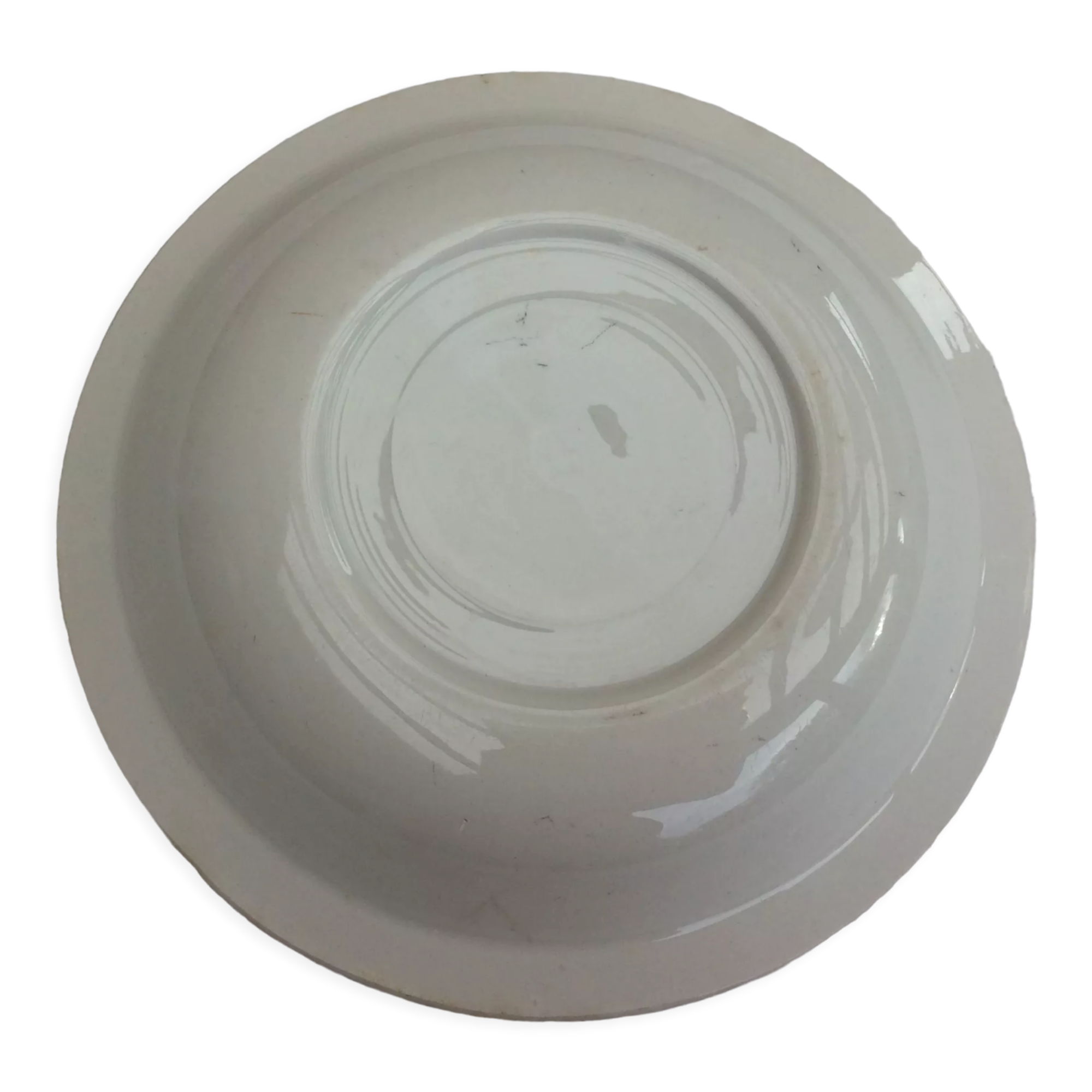 Hollow round dish Ceranord St-Amand semi-porcelain