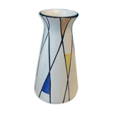 Colored ceramic vase