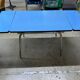 Table Formica bleu vintage