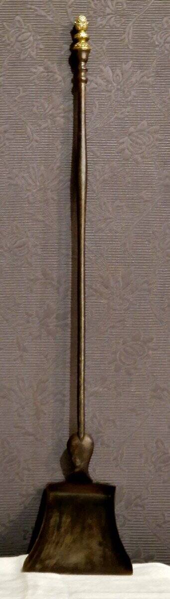 Bronze Gilt and Iron Fireplace Tool Set from the 19th Century