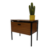 Vintage Small Audio Furniture TV Cabinet Cupboard 1960s Teak Veneer