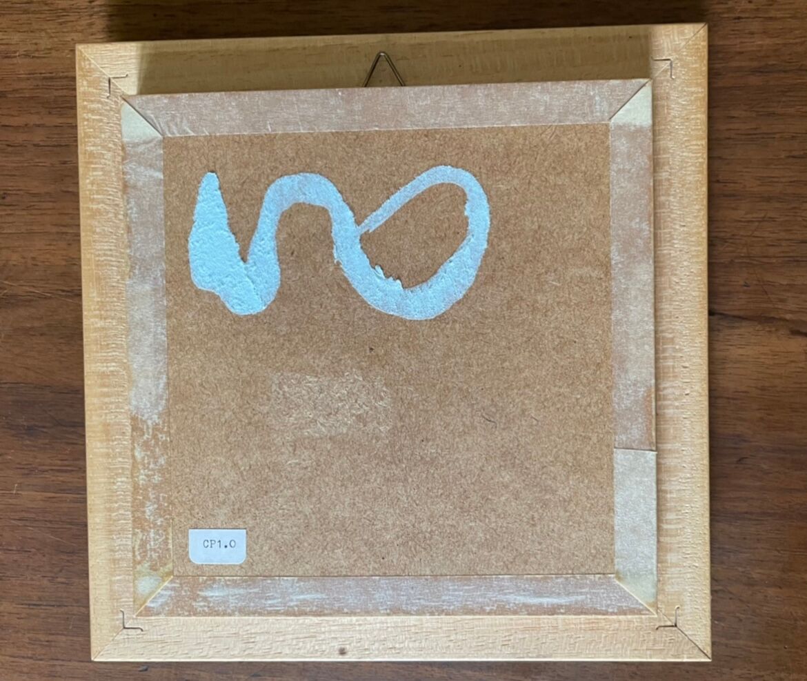 Naturalized butterfly frame