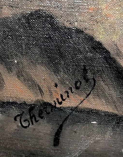 19th century Dutch School: Very important oil painting on canvas circa 1880