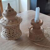 terracotta lamp