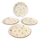 Set of 4 old Salins flat plates