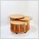Ensemble de 3 tables d'appoint vintage, dans le style de Rainer Daumiller