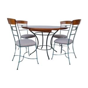 set de 1 table et 4