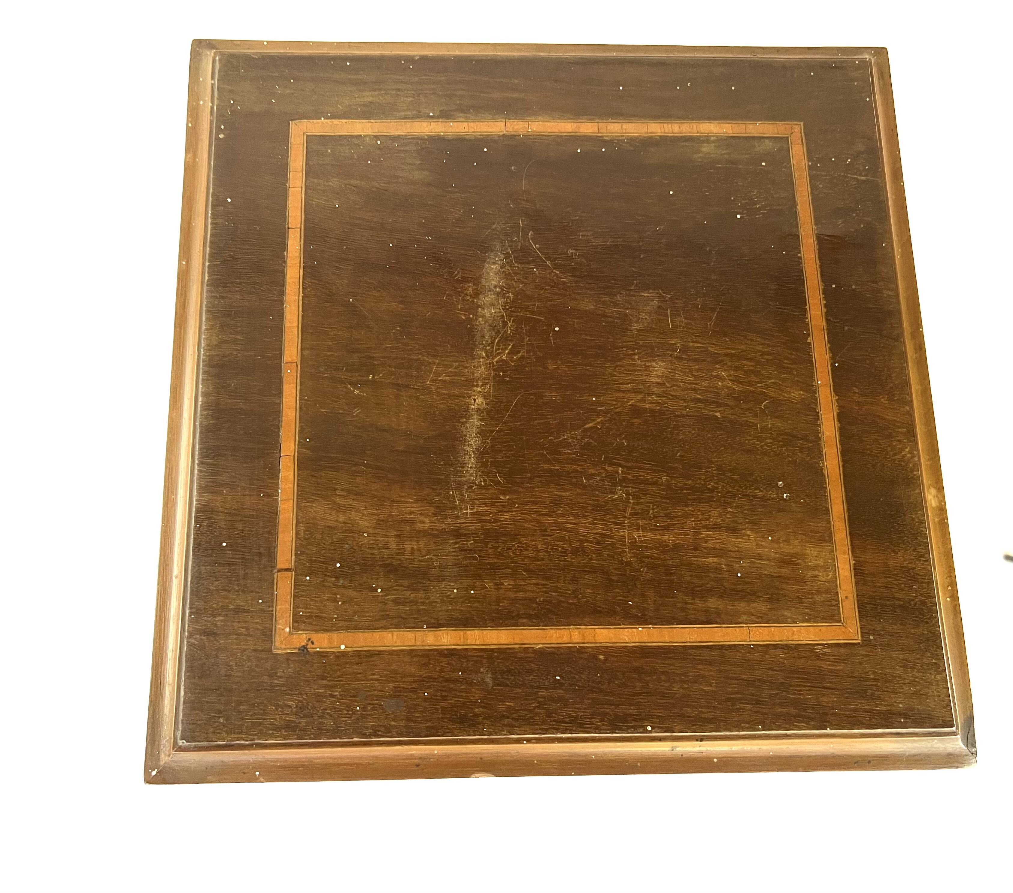 Large wooden pedestal table