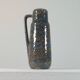 Vintage grey and gold ceramic vase from the 1950s, studio, West Germany.