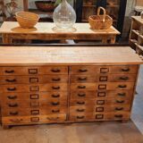 Craft cabinet with drawers