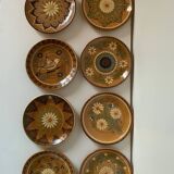 Vintage artisanal plates