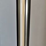 Mid century travertine and plexiglass italian floor lamp