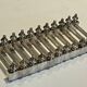 11 knife rests - Art Deco - Silver metal