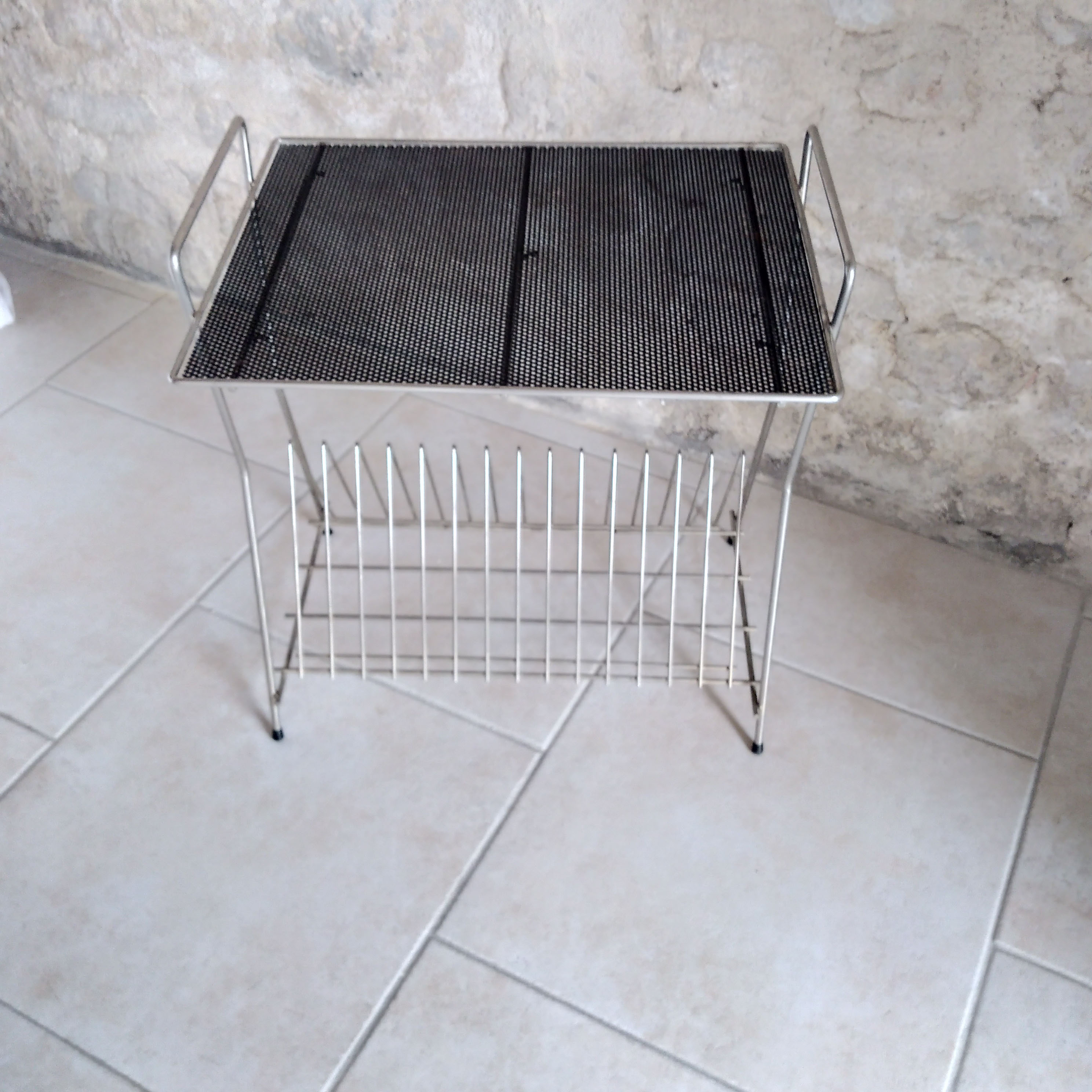 Table d'appoint pour disques vinyles