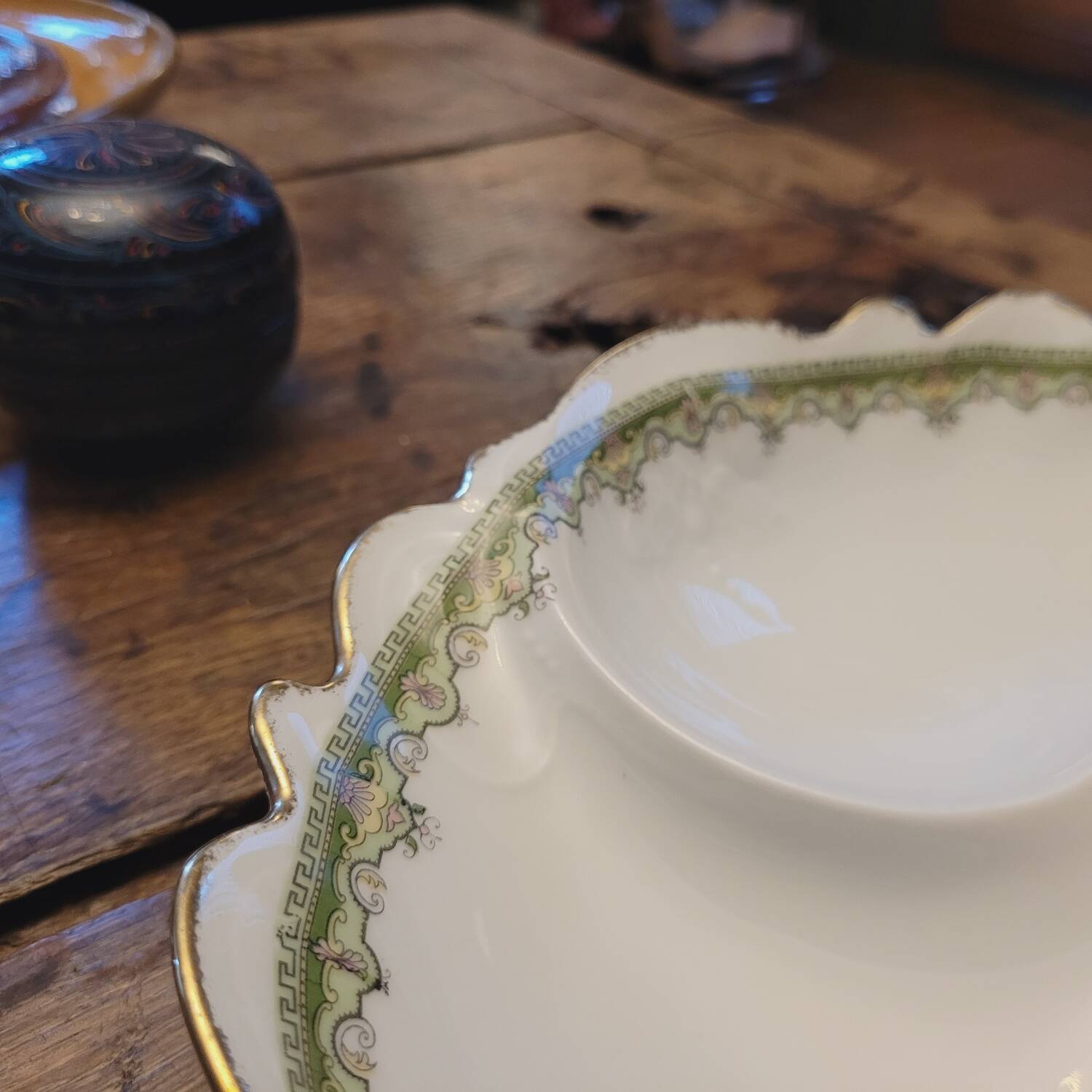 Late 19th century compartmentalized dish