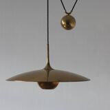 Brass Counterbalance Pendant Lamp by Florian Schulz