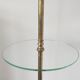 Golden tripod glass tablet lamp