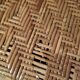 Braided rattan chaise longue 1920-30