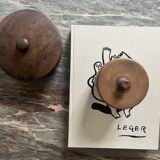 Box pot from La Colombe Pottery in Vallauris style glazed stoneware ceramic