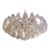 Murano glass and opalino chandelier