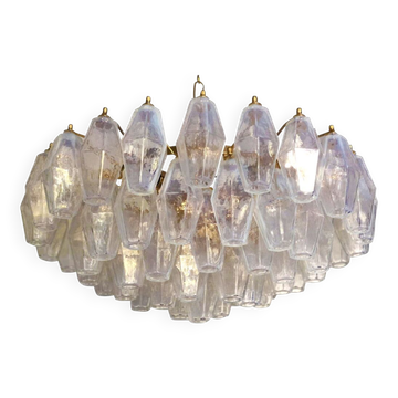 Murano glass and opalino chandelier