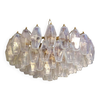 Murano glass and opalino chandelier